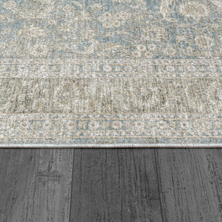 Dynamic Rugs Dharma 12040 Light Blue/Beige Area Rug Detail