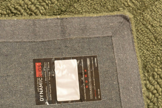 Dynamic Rugs Drift 18750 Green Area Rug Corner Shot