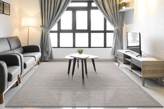 Dynamic Rugs Echo 8580 Beige Area Rug Room Scene Feature