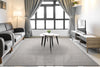 Dynamic Rugs Echo 8580 Light Beige Area Rug Room Scene Feature