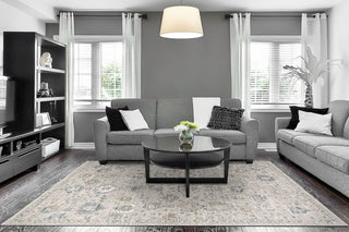 Dynamic Rugs Eclectic 6010 Cream/Multi Area Rug Room Scene Feature