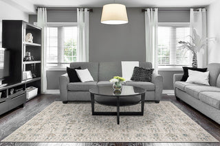 Dynamic Rugs Eclectic 6011 Cream/Multi Area Rug Room Scene Feature