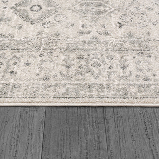 Dynamic Rugs Eclectic 6012 Cream/Grey Area Rug Detail