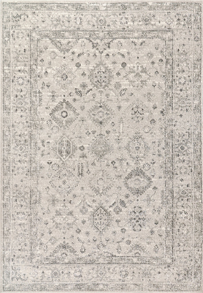 Dynamic Rugs Eclectic 6012 Cream/Grey Area Rug main image