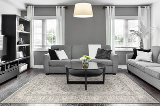 Dynamic Rugs Eclectic 6012 Cream/Multi Area Rug Room Scene Feature