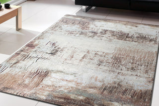 Dynamic Rugs Eclipse 63393 Beige/Rust Area Rug Room Scene Feature