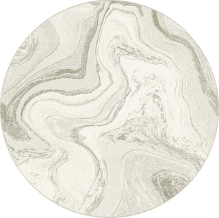 Dynamic Rugs Eclipse 63436 Beige Area Rug Round Image