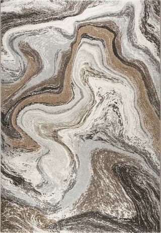 Dynamic Rugs Eclipse 63436 Cream/Mocha Area Rug main image