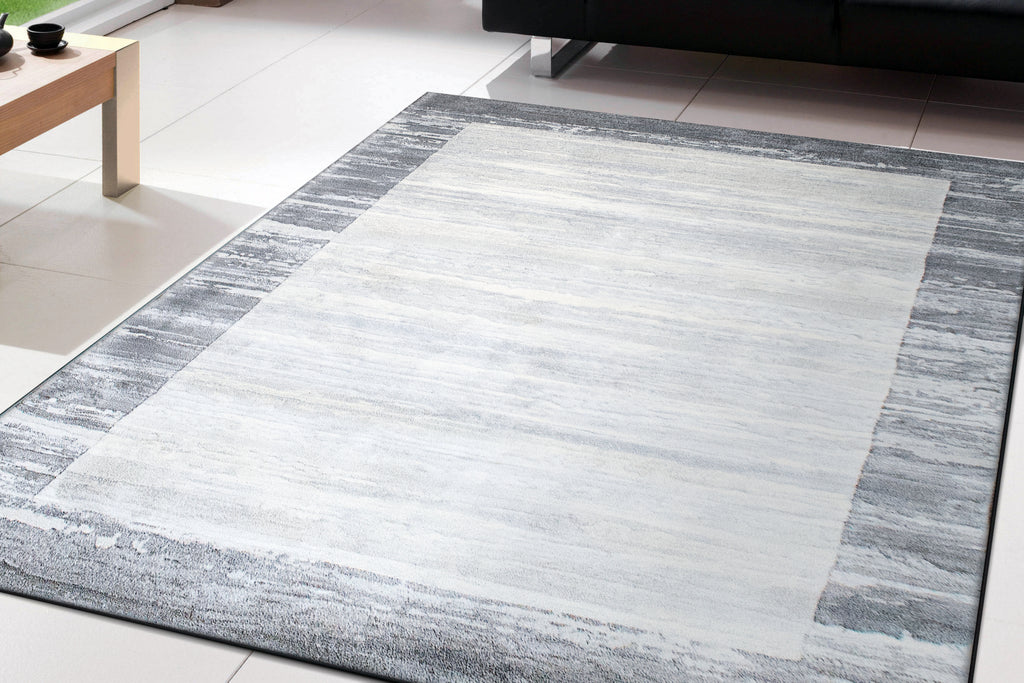 Dynamic Rugs Eclipse 79138 Grey Area Rug Room Scene Feature