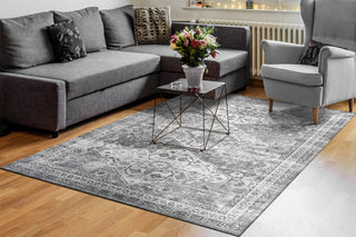 Dynamic Rugs Elise 6300 Grey Area Rug Room Scene Feature