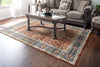 Dynamic Rugs Elise 6301 Red/Blue/Beige Area Rug Room Scene Feature