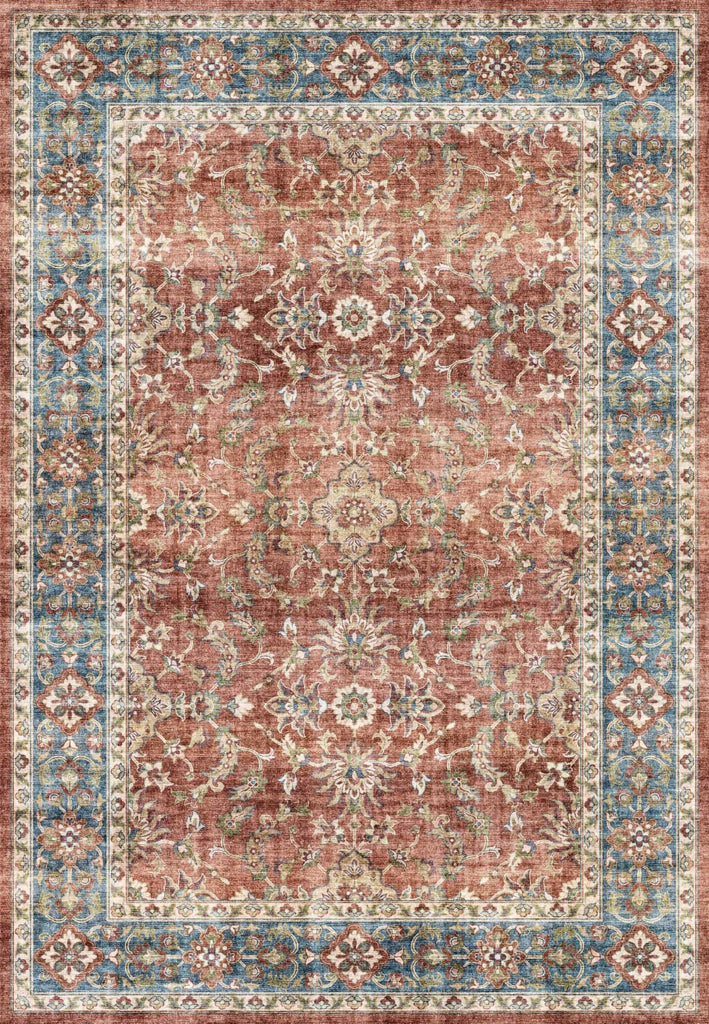 Dynamic Rugs Elise 6301 Red/Blue/Beige Area Rug main image