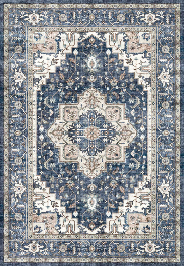 Dynamic Rugs Elise 6302 Navy/Ivory Area Rug main image