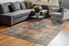 Dynamic Rugs Elise 6305 Red/Blue/Beige Area Rug Room Scene Feature
