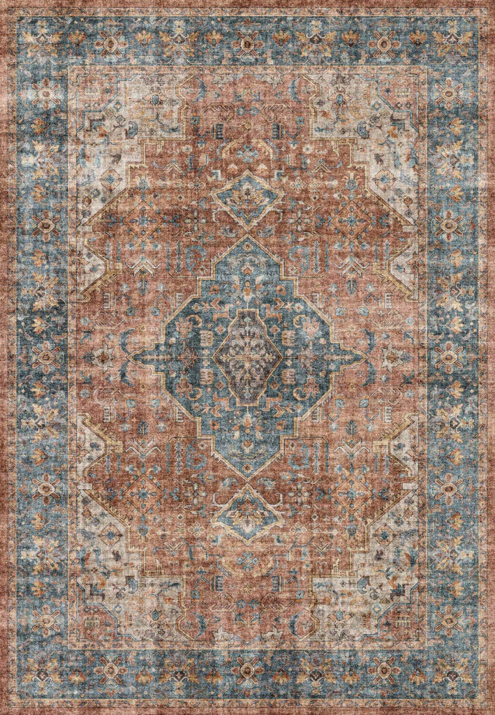 Dynamic Rugs Elise 6305 Red/Blue/Beige Area Rug main image