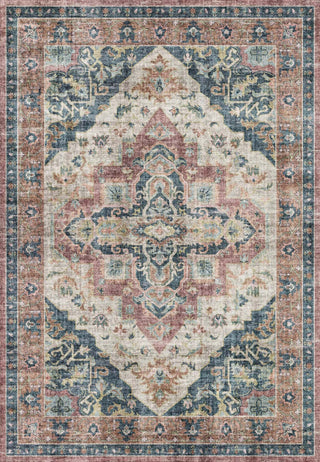 Dynamic Rugs Elise 6306 Wine/Navy/Tan Area Rug main image
