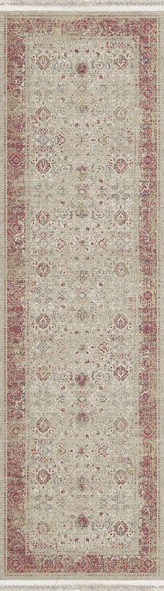 Dynamic Rugs Ella 3981 Taupe/Ivory/Red Area Rug