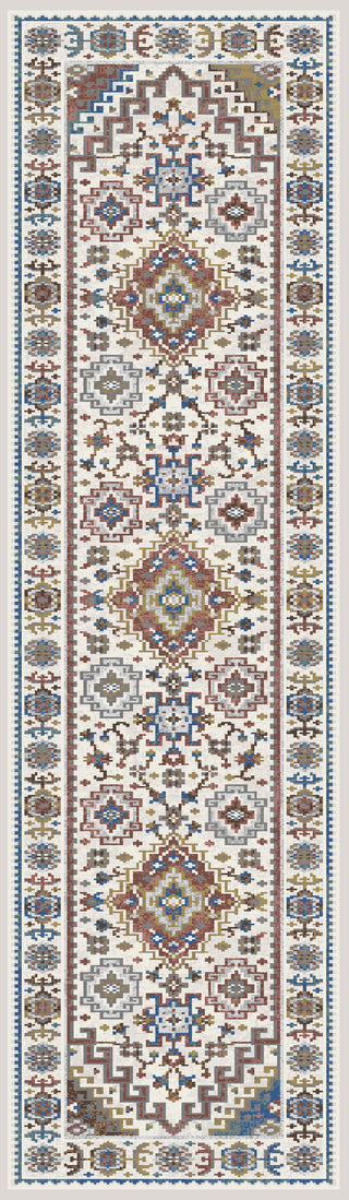 Dynamic Rugs Falcon 6801 Ivory/Grey/Blue/Red/Gold Area Rug