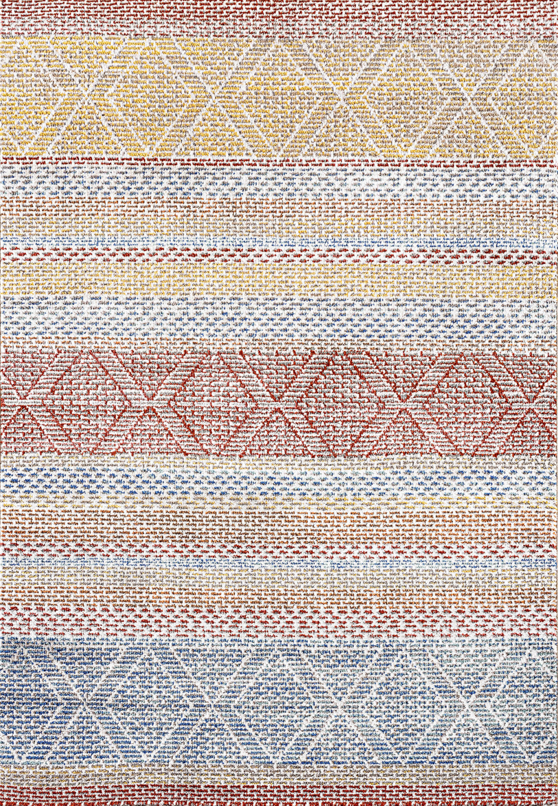 Dynamic Rugs Sequence Dynamic Rugs Falcon 6805 Ivory/Grey/Blue/Red/Gold Area Rug – Incredible ...