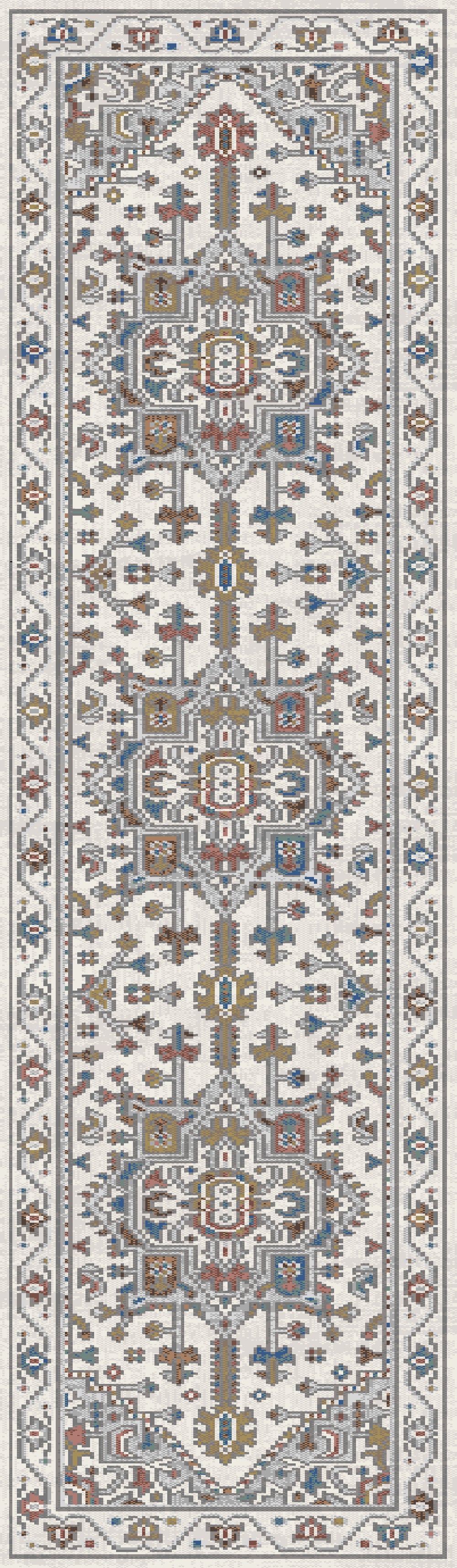Dynamic Rugs Falcon 6805 Ivory/Grey/Blue/Red/Gold Area Rug – Incredible ...