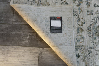 Dynamic Rugs Flare 14742 Beige/Blue Area Rug Corner Shot
