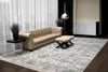 Dynamic Rugs Flare 14742 Beige/Blue Area Rug Room Scene Feature