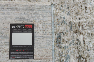 Dynamic Rugs Flare 14743 Beige/Ivory/Blue Area Rug Corner Shot