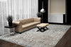 Dynamic Rugs Flare 14743 Beige/Ivory/Blue Area Rug Room Scene Feature