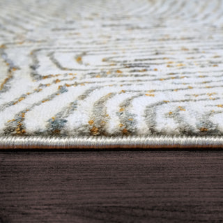 Dynamic Rugs Gold 1351 Cream/Silver/Gold Area Rug