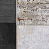 Dynamic Rugs Gold 1362 Grey/Ivory/Multi Area Rug Corner Shot