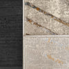 Dynamic Rugs Gold 1364 Grey/Ivory/Multi Area Rug Corner Shot