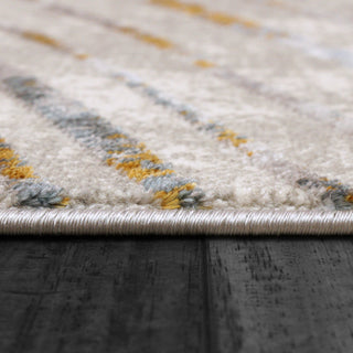 Dynamic Rugs Gold 1364 Grey/Ivory/Multi Area Rug Detail