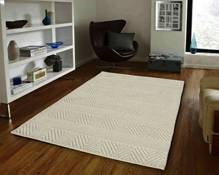 Dynamic Rugs Grove 6211 Ivory Area Rug Room Scene Feature