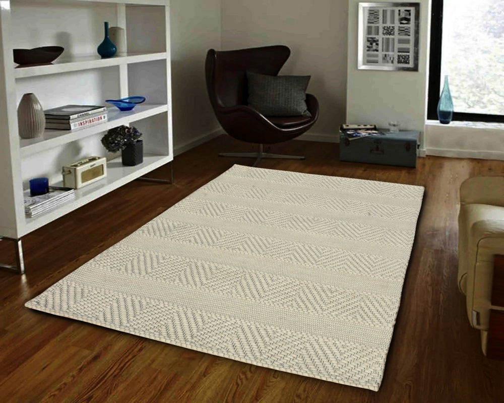 Dynamic Rugs Grove 6211 Ivory Area Rug Room Scene Feature