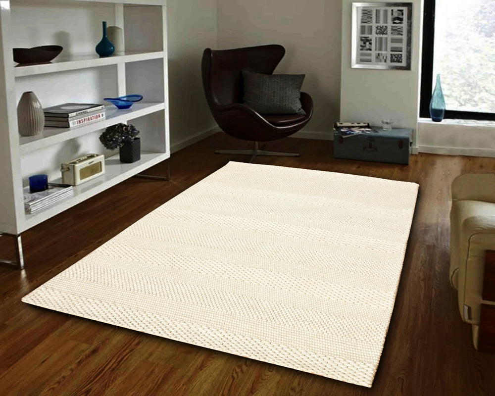 Dynamic Rugs Grove 6212 Ivory Area Rug Room Scene Feature