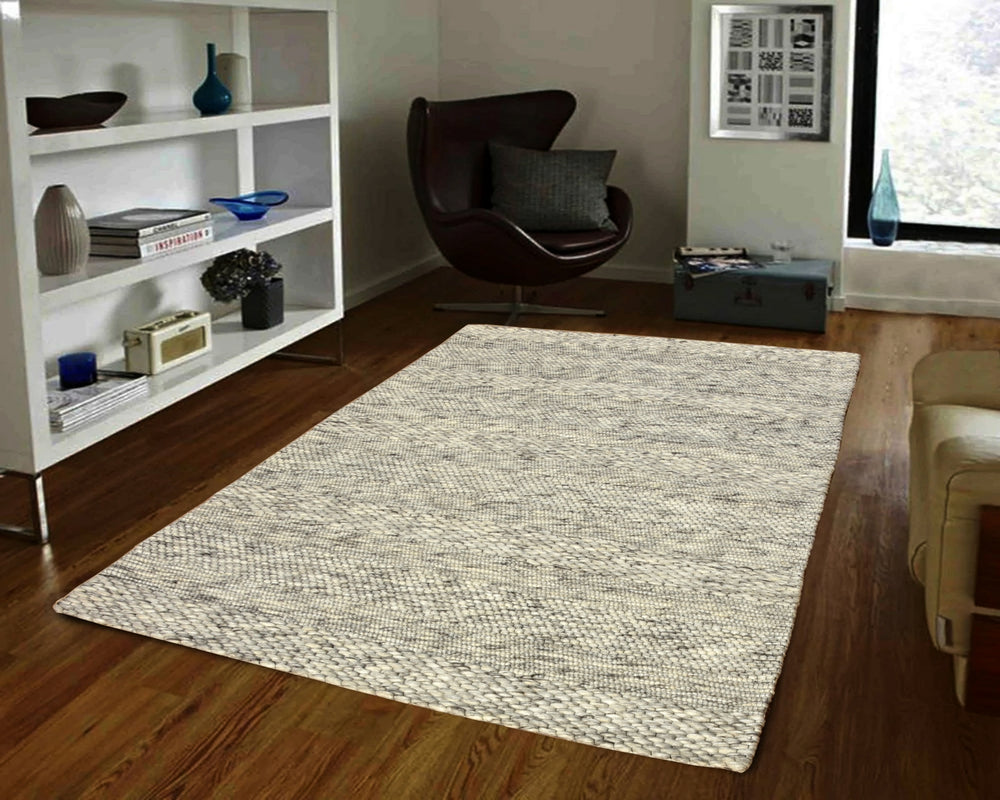 Dynamic Rugs Grove 6212 Light Grey Area Rug Room Scene Feature