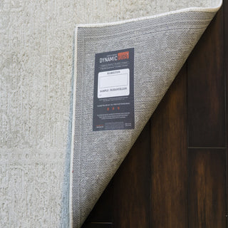 Dynamic Rugs Hamilton 10605 Ivory/Grey Area Rug Corner Shot