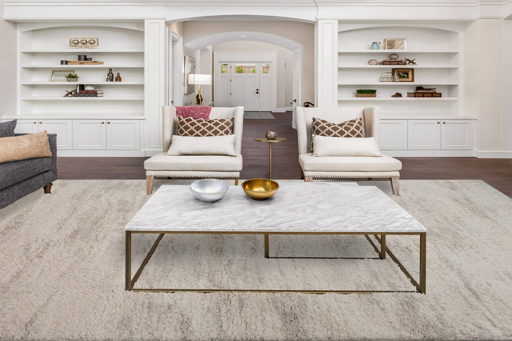 Dynamic Rugs Haven 19593 Grey Area Rug Room Scene Feature