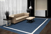 Dynamic Rugs Hera 3301 Blue/Ivory Area Rug Room Scene Feature