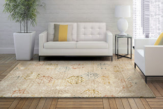 Dynamic Rugs Hudson 1452 Beige/Multi Area Rug Room Scene Feature