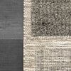 Dynamic Rugs Ivy 6990 Grey Area Rug Corner Shot