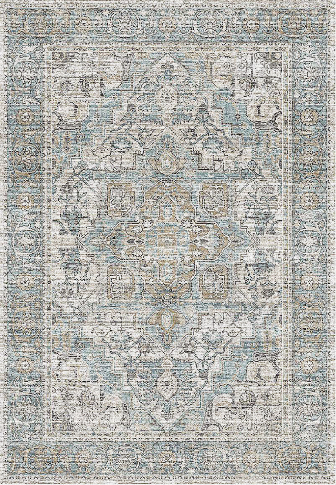 Dynamic Rugs Jazz 6798 Beige/Taupe/Blue Area Rug