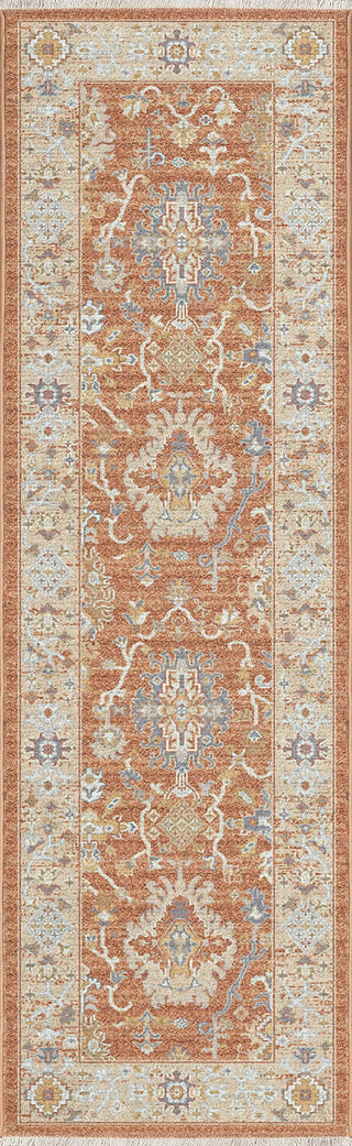 Dynamic Rugs Juno 6885 Rust/Ivory/Multi Area Rug Runner Image