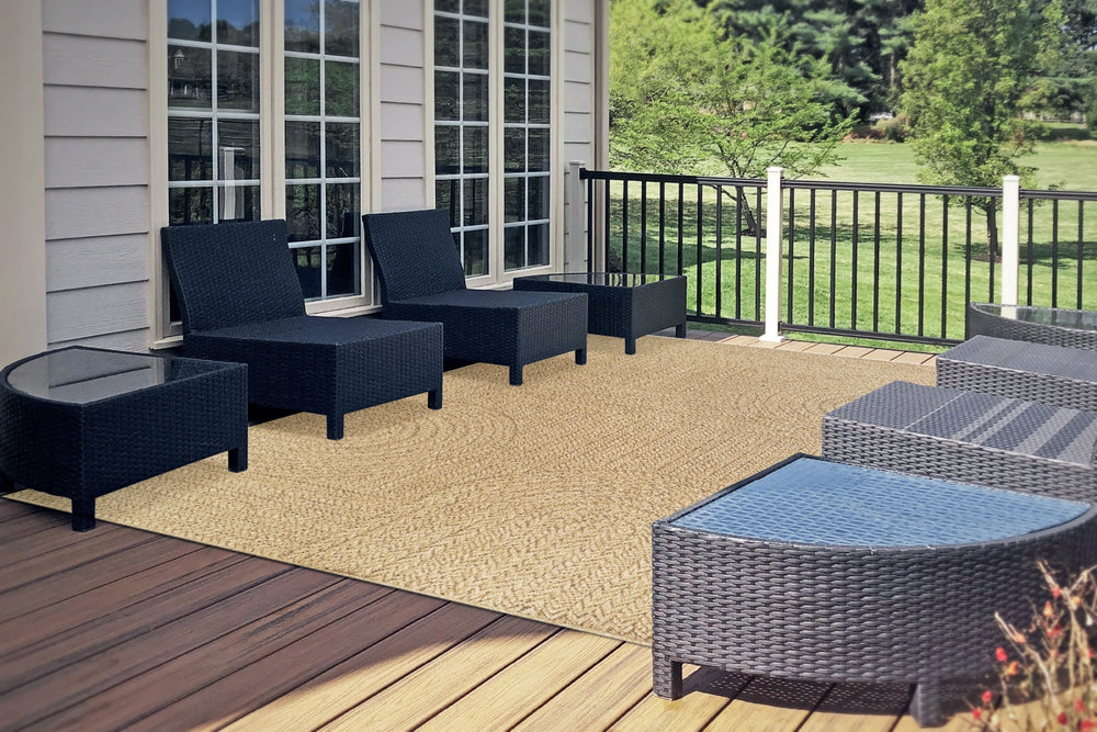Dynamic Rugs Kenai 8772 Natural Area Rug Room Scene Feature