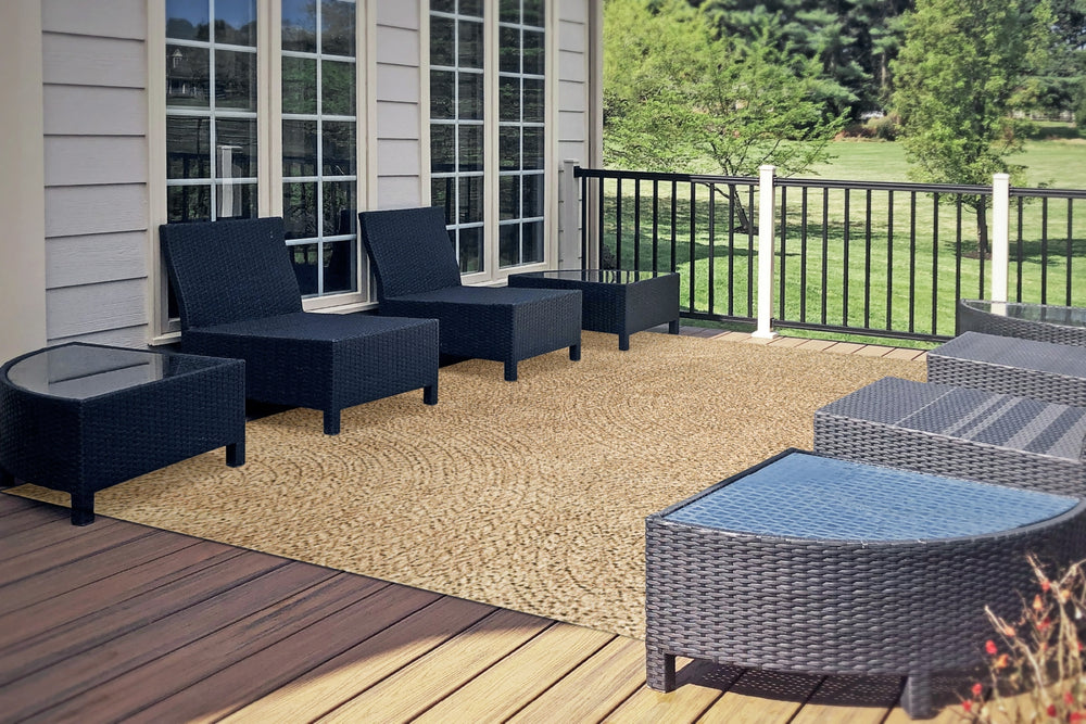 Dynamic Rugs Kenai 8776 Natural Area Rug Room Scene Feature