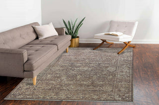 Dynamic Rugs Kyra 13701 Rust Area Rug Room Scene Feature