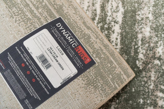 Dynamic Rugs Lazer 12675 Cream/Green Area Rug Corner Shot