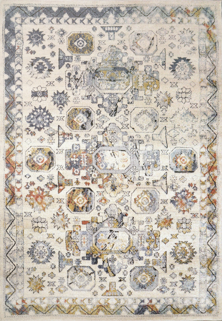 Dynamic Rugs Mabel 4090 Ivory/Multi Area Rug