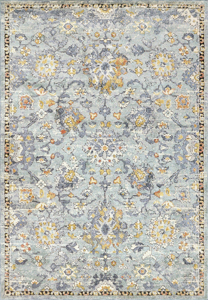 Dynamic Rugs Mabel 4092 Aqua/Multi Area Rug