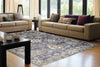 Dynamic Rugs Mabel 4092 Navy/Multi Area Rug Room Scene Feature